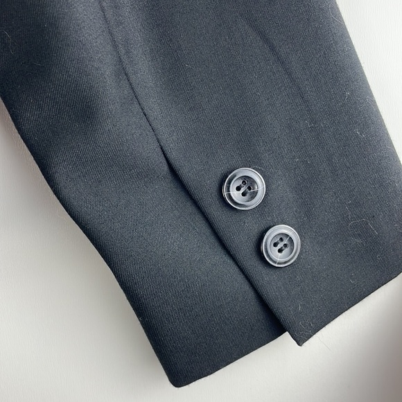 Jones New York Button Front Blazer Black Size 8 - Picture 5 of 6